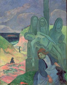 Zelený Kristus (bretaňská Kalvárie) 1889 od Paul Gauguin